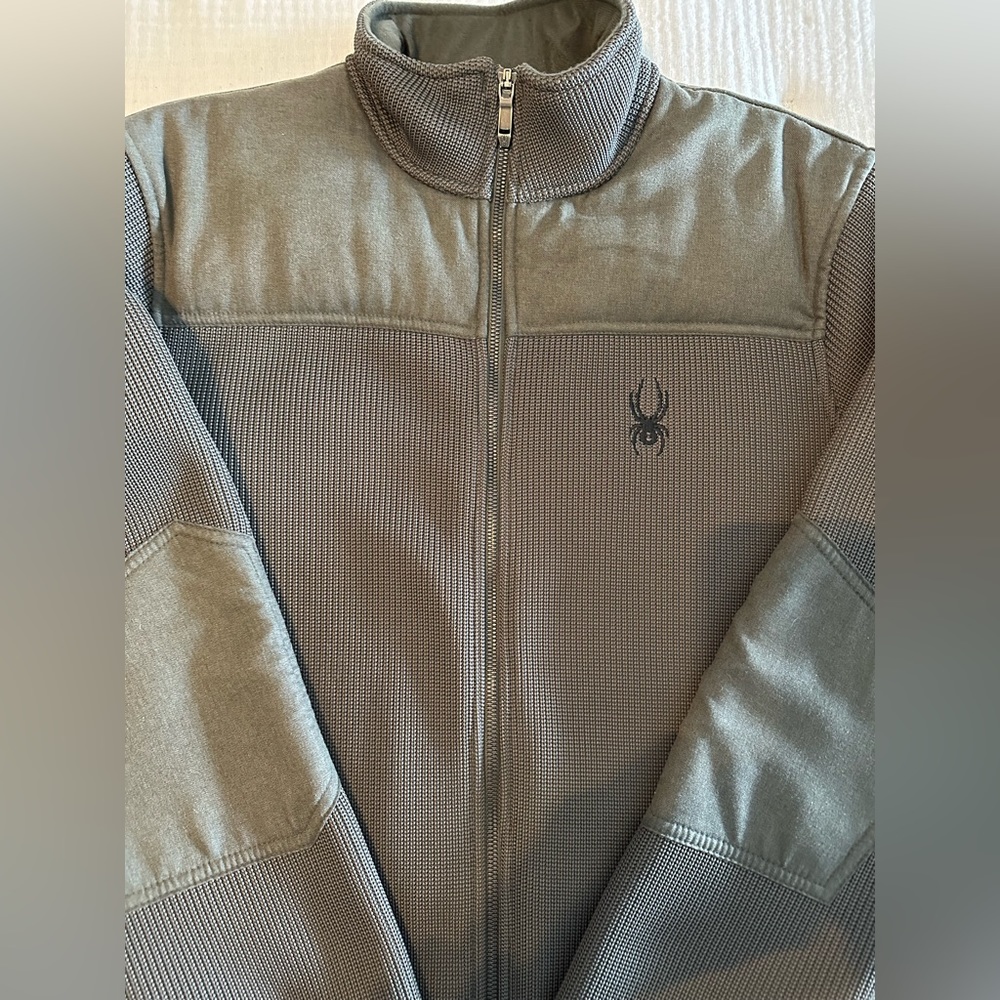 Men's Spyder Core Fleece lined jacket with elbow patches
